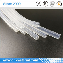 Transparent Rectangular Silicone Tube for LED Strip 10mm